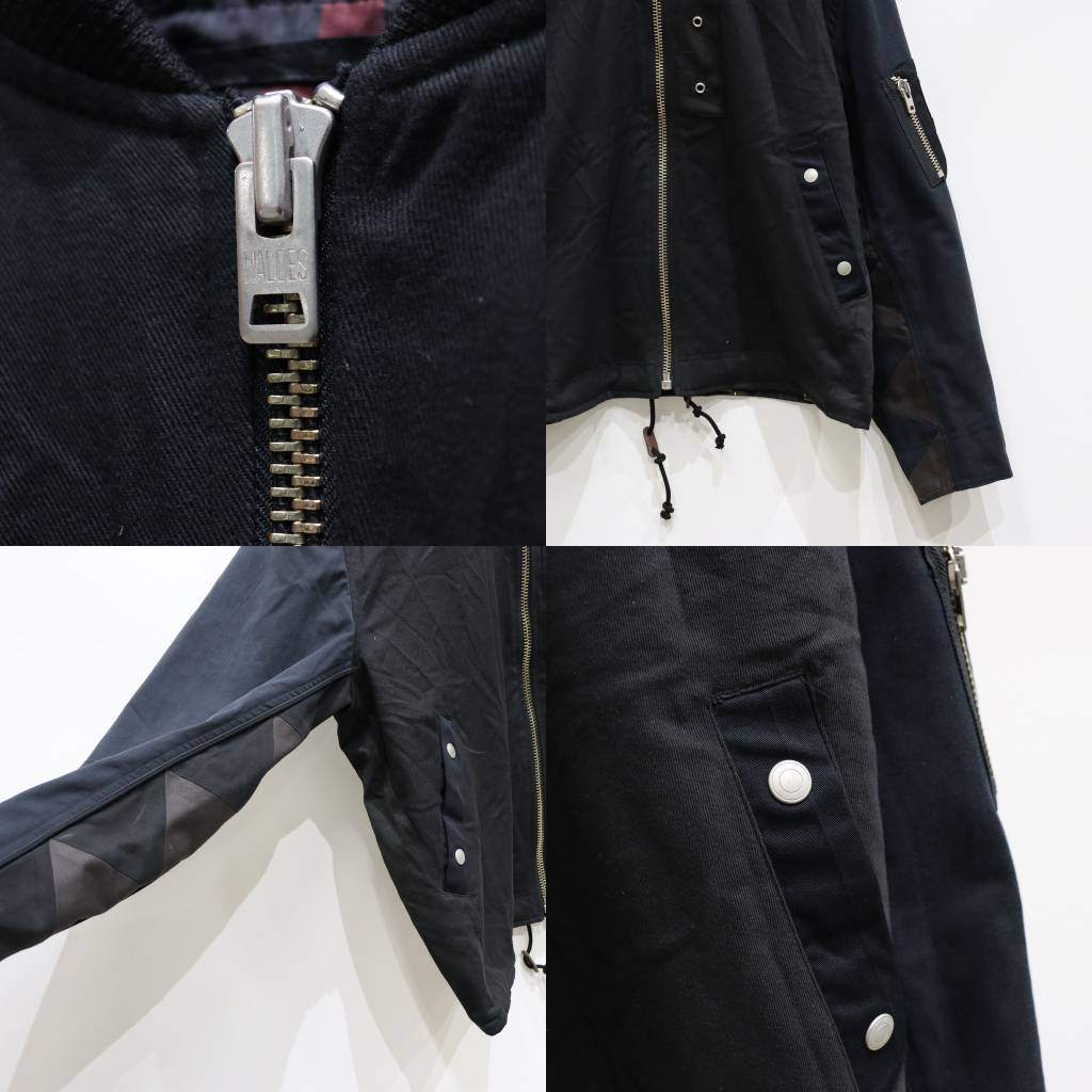 BARBARIAN FLIGHT JACKET #BLACK [RJ2501001]