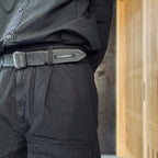 ACC BELT IN HERRINGBONE TAPE #BLACK 999 [20CMAC269A]