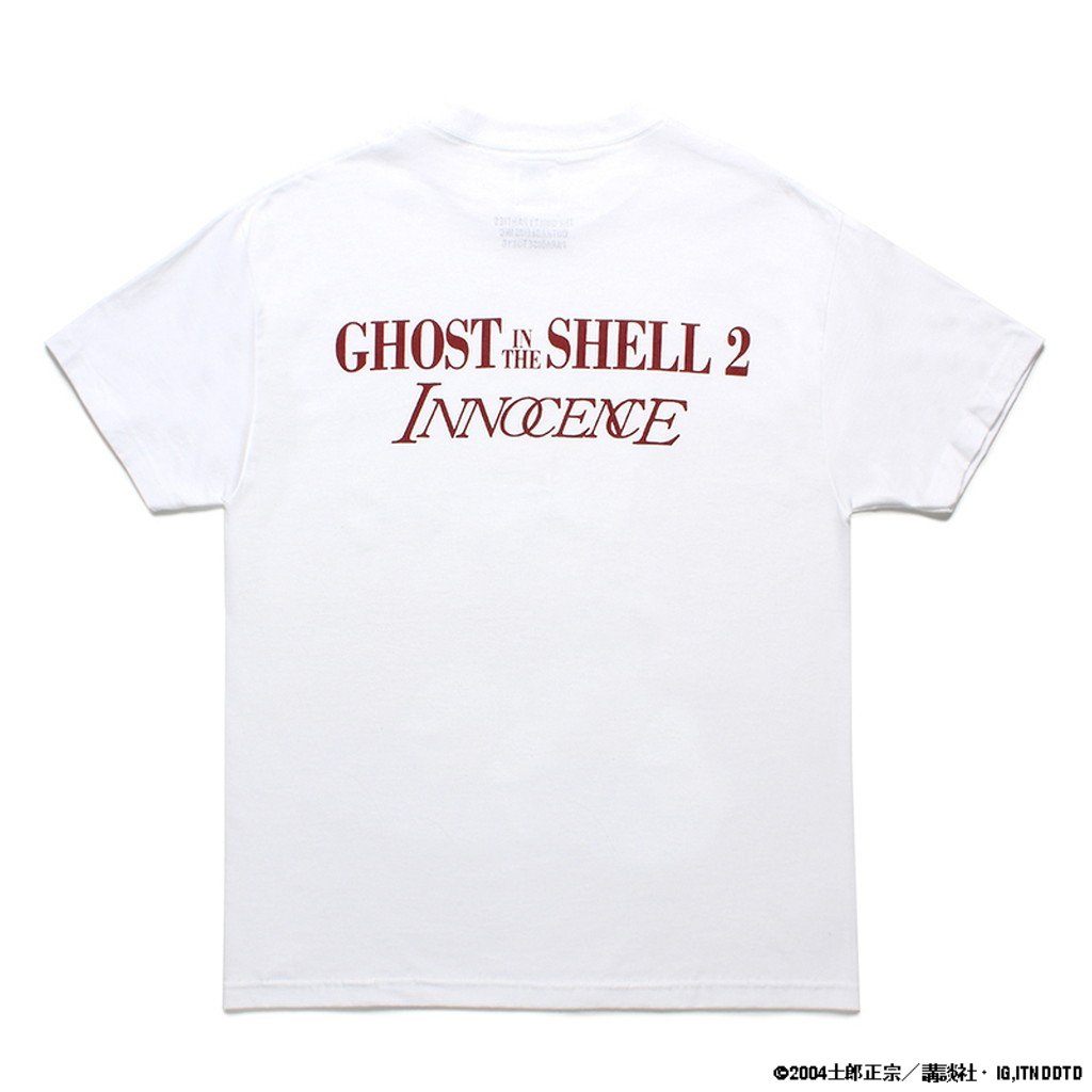 攻殼機動隊2：無罪 | 攻殼機動隊 | 圓領T卹 - 款式1 - #白色 [INNOCENCE-WM-TEE01]