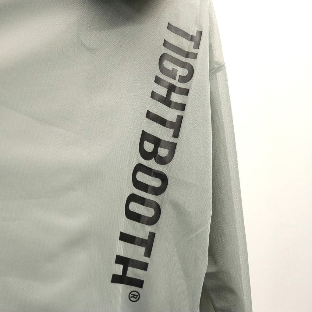 LABEL LOGO SHEER PARKA #Gray [SS26-JK06]