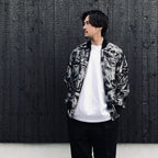 56 TATTOO STUDIO | 提花 SKA 外套#銀色 [56TS-WM-BL02]