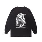 BOB MARLEY | CREW NECK LONG SLEEVE T-SHIRT ( TYPE-2 ) #BLACK [BOBMARLEY-WM-LT04]