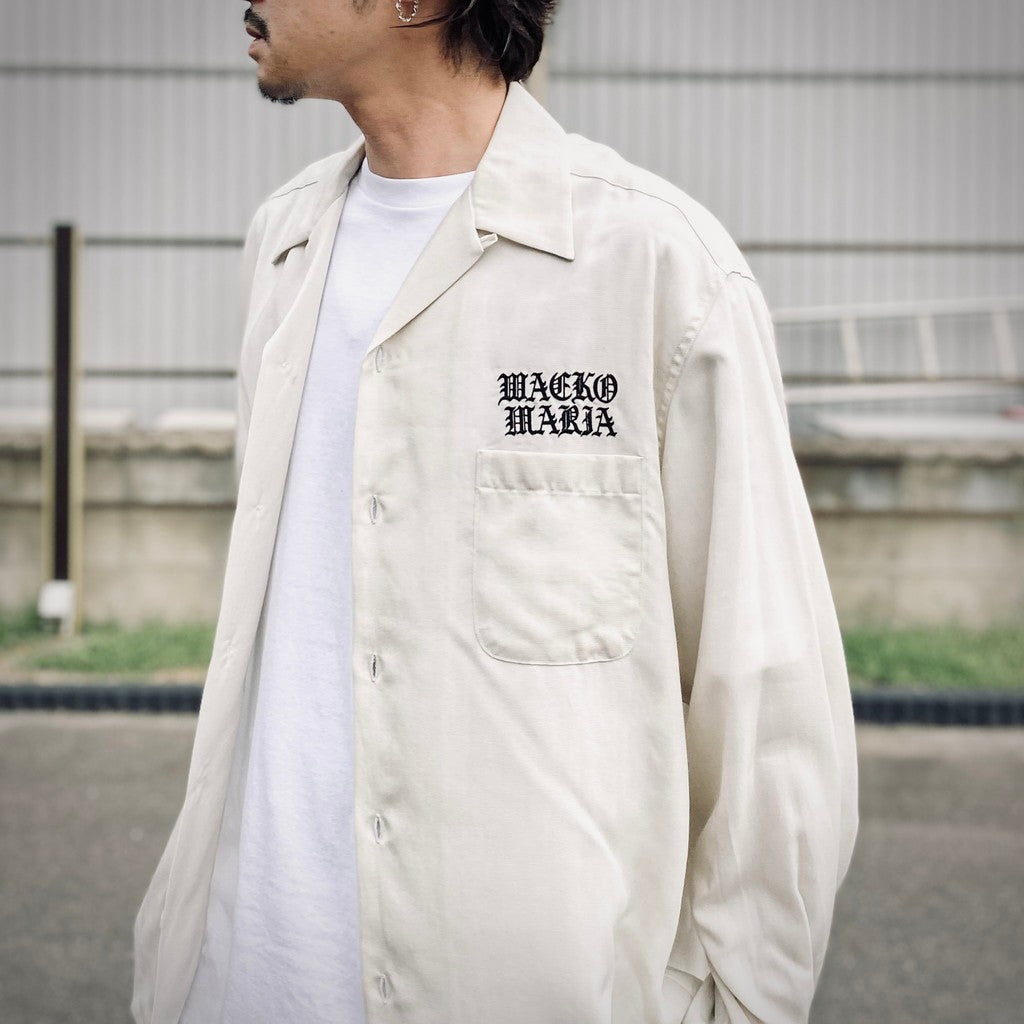 50'S SHIRT L/S ( TYPE-1 ) #IVORY [25FW-WMS-OC01]_WACKO MARIA