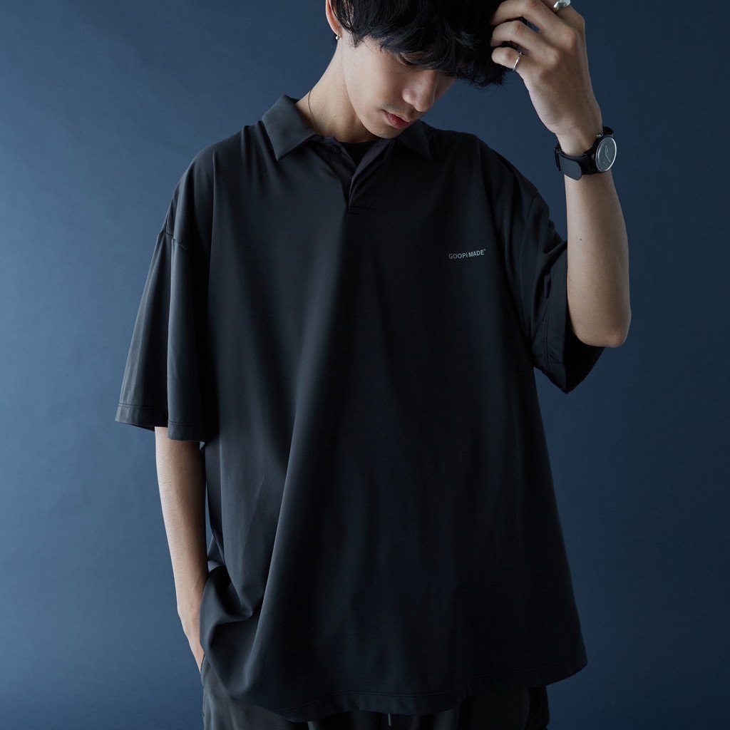 「GNV-07」柔光箱 Polo 衫 #Asphalt [GOOPi-22SS-JUN-01]