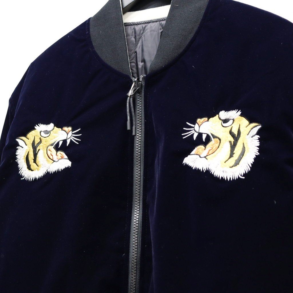 REVERSIBLE 「SKAJAN」 DOWN JACKET #D.NAVY×BK [TAION-JK04JS]