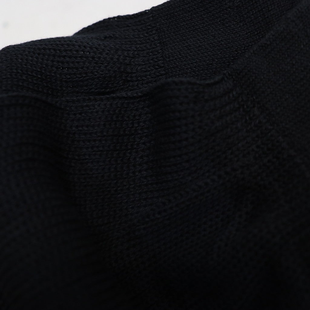 WHIMSY | Logo Socks(LOOSE FIT) #PURE BLACK [M-P1-XW1]