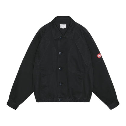 CUTTING BUTTON UP JACKET #BLACK [CES26JK16]