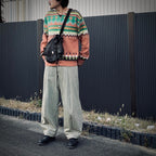Early Morning | DEERSKIN MESSENGER BAG #BLACK [EM2325401]