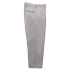 DOUBLE PLEATED CHINO TROUSERS #GRAY [25SS-WMP-PT13]