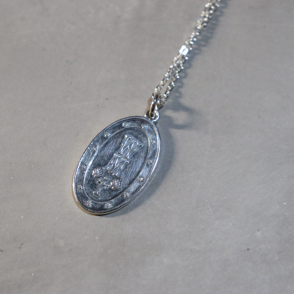 MEDAI NECKLACE -TYPE 1- #SILVER [WMGP-NL01]