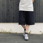 COMFORTABLE EASY SWEAT SHORTS #BLACK [HOD26-01-PT011]