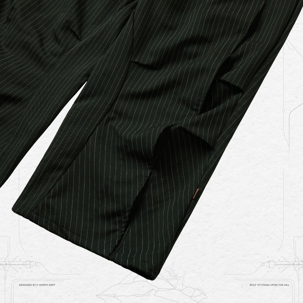 "TR-P01" SOFTBOX 條紋褲 #綠色 [GOOPI-24SS-AUG-02]