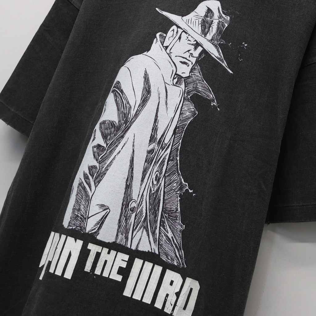 LUPIN THE 3rd | S/S T-Shirt (ZENIGATA / LUPIN) #BLACK [TLPM25AM002]