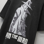 LUPIN THE 3rd | S/S T-Shirt (ZENIGATA / LUPIN) #BLACK [TLPM25AM002]