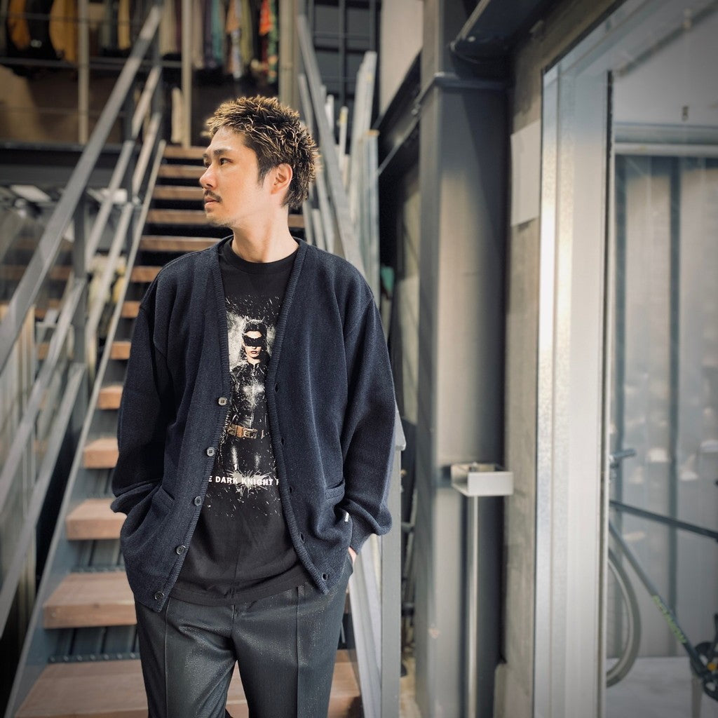 CLASSIC CARDIGAN #CHARCOAL [25SS-WMK-KN02]