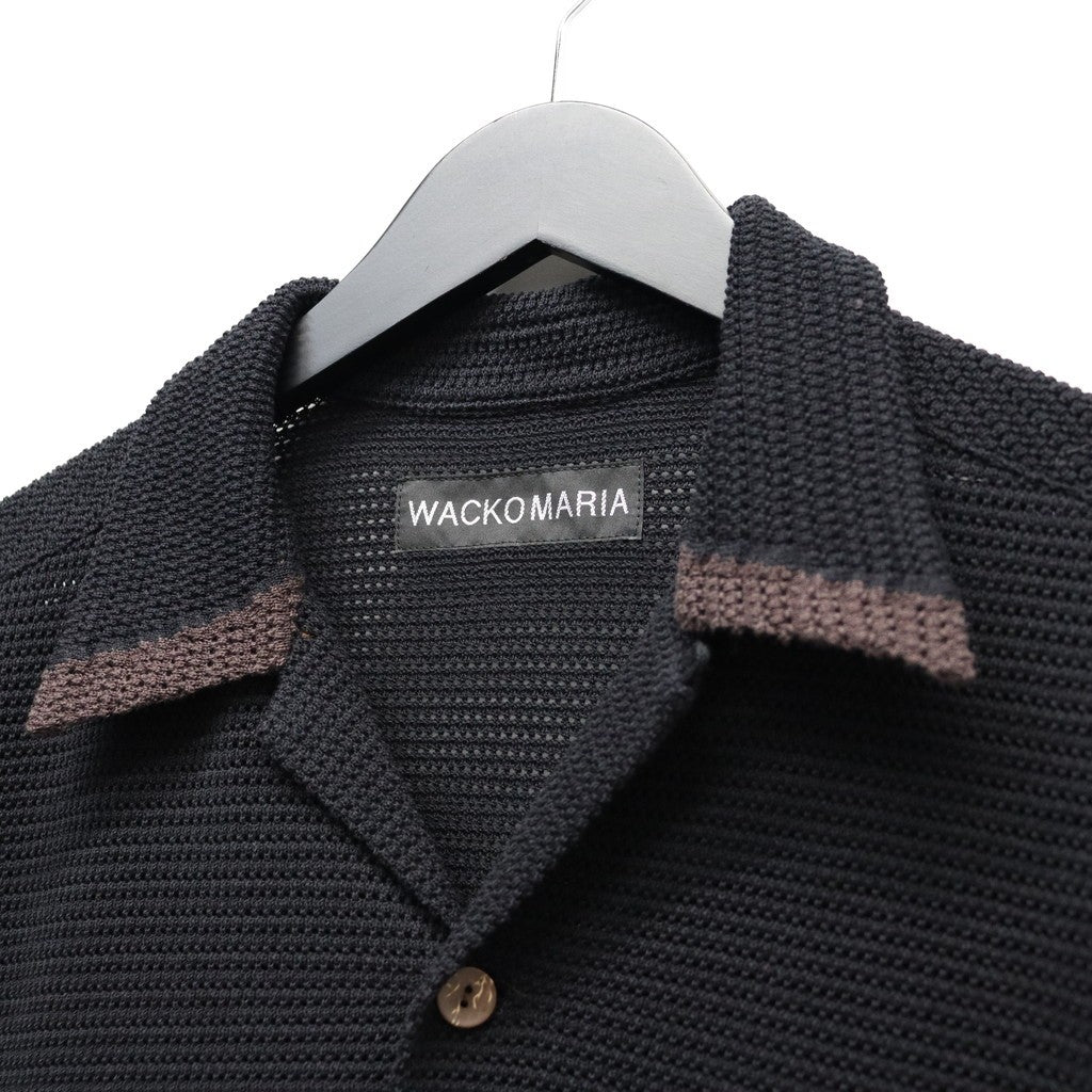 KNIT SHIRT ( TYPE-2 ) #BLACK [26SS-WMK-KN02]