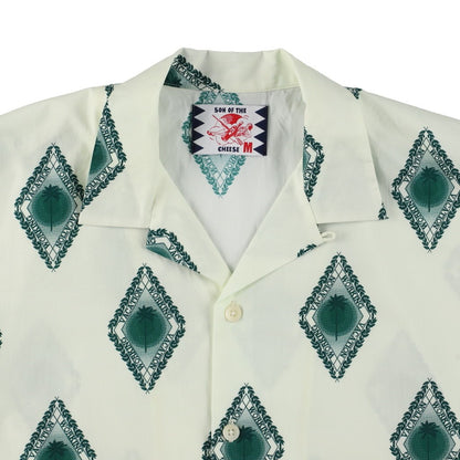 Emblem Aloha Shirt #WHITE [SC2410-SH06]