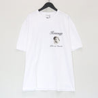 ELLEN VON UNWERTH | WASHED HEAVY WEIGHT CREW NECK T-SHIRT ( TYPE-2 ) #WHITE [EVU-WM-WT02]