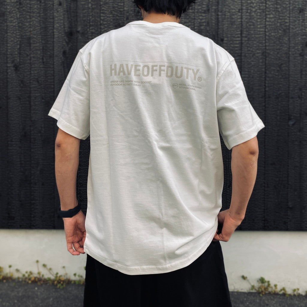 BACK LOGO TEE #OFF WHITE [HOD26-01-TS006]
