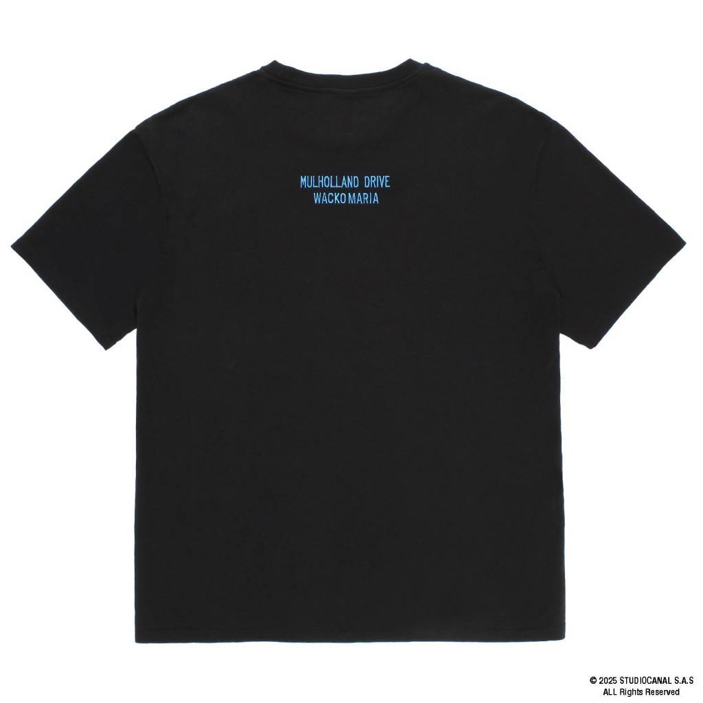 MULHOLLAND DRIVE | WASHED HEAVY WEIGHT CREW NECK T-SHIRT ( TYPE-2 ) #BLACK [MD-WM-WT02]