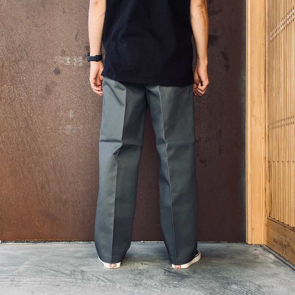 DICKIES | PLEATED TROUSERS #CHARCOAL [26FW-WMP-DC01]