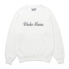 MIDDLE WEIGHT CREW NECK SWEAT SHIRT ( TYPE-1 ) #WHITE [25SS-WMC-SS23]
