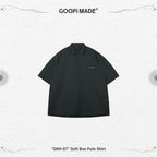 「GNV-07」柔光箱 Polo 衫 #Asphalt [GOOPi-22SS-JUN-01]