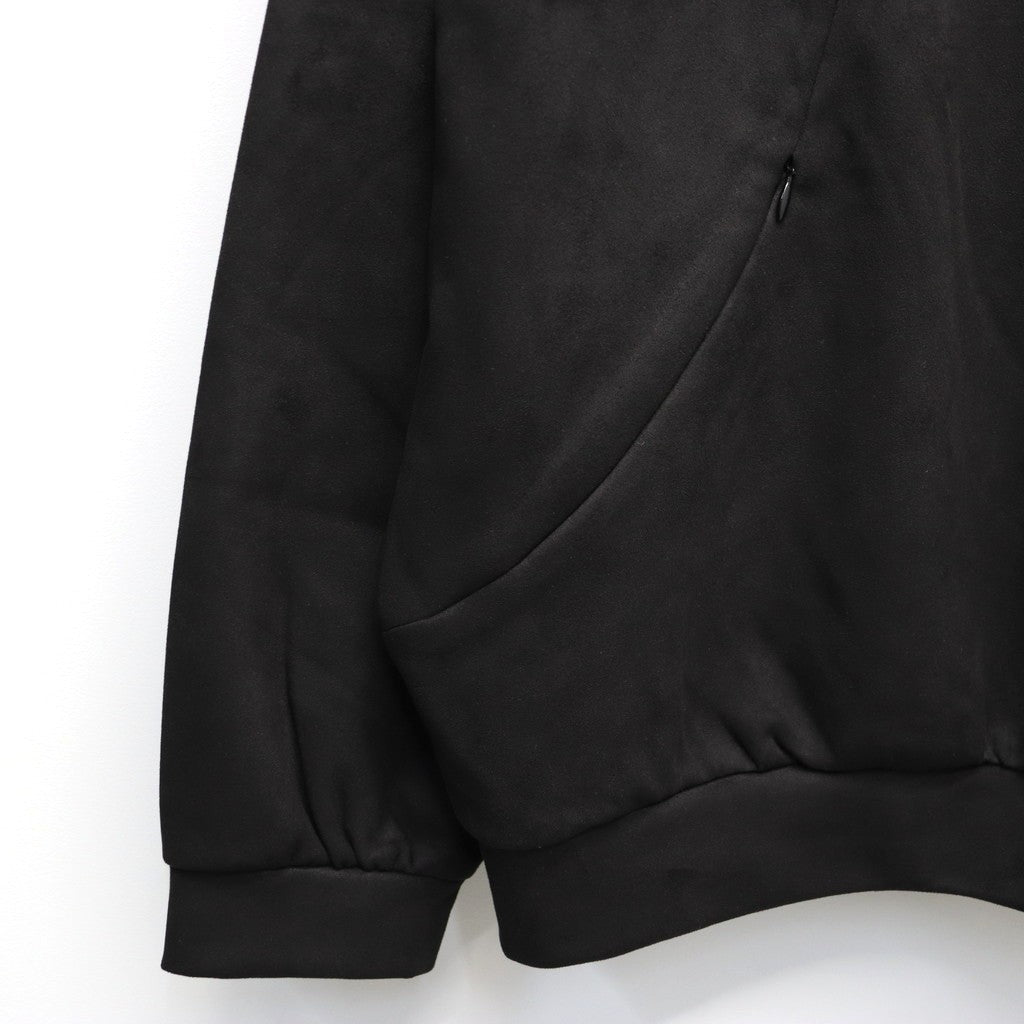 麂皮連帽衫 #黑色 [FW25-SW06]