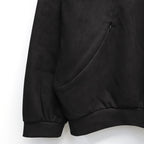 麂皮連帽衫 #黑色 [FW25-SW06]