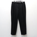 DOUBLE PLEATED WOOL TROUSERS ( TYPE-1 ) #BLACK [26FW-WMP-PT03]
