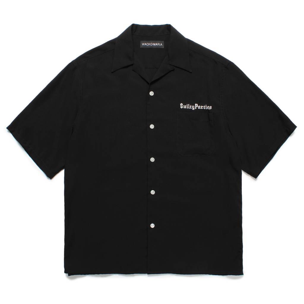 50年代短袖襯衫（TYPE-2）#黑色 [25SS-WMS-OC06]