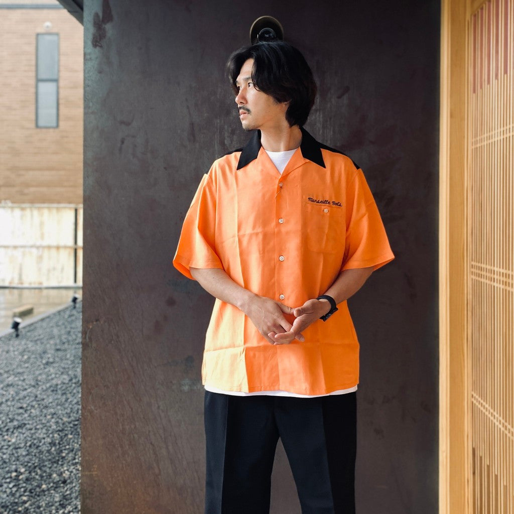 THE PHOENICIAN SCHEME | S/S HAWAIIAN SHIRT ( TYPE-6 ) #ORANGE [TPS-WM-HI06]