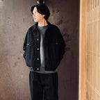TRUCKER JACKET #BLACK [26FWE-WMO-BL05]