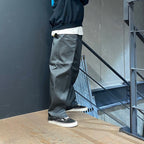 DICKIES | PLEATED TROUSERS #CHARCOAL [24FW-WMP-DC01]