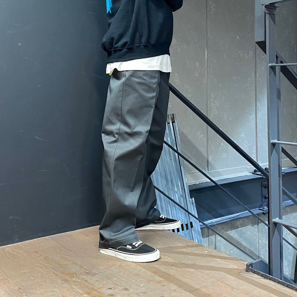 DICKIES | PLEATED TROUSERS #CHARCOAL [24FW-WMP-DC01]