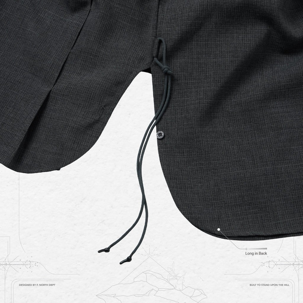 「GNV-S1」 SOFTBOX Oversized Strap Shirt #GRAY [GOOPI-24SS-APR-03]