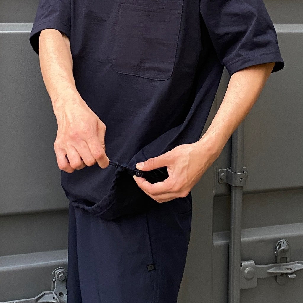 TECH TEE POCKET CREW #NAVY [BE-32024]