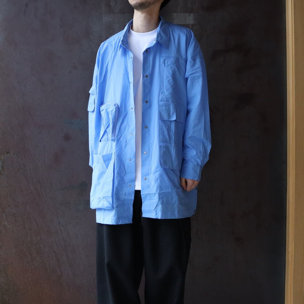 PERTEX UTILITY LONGLINE SHIRT #BLUE [FPA02261U0004]