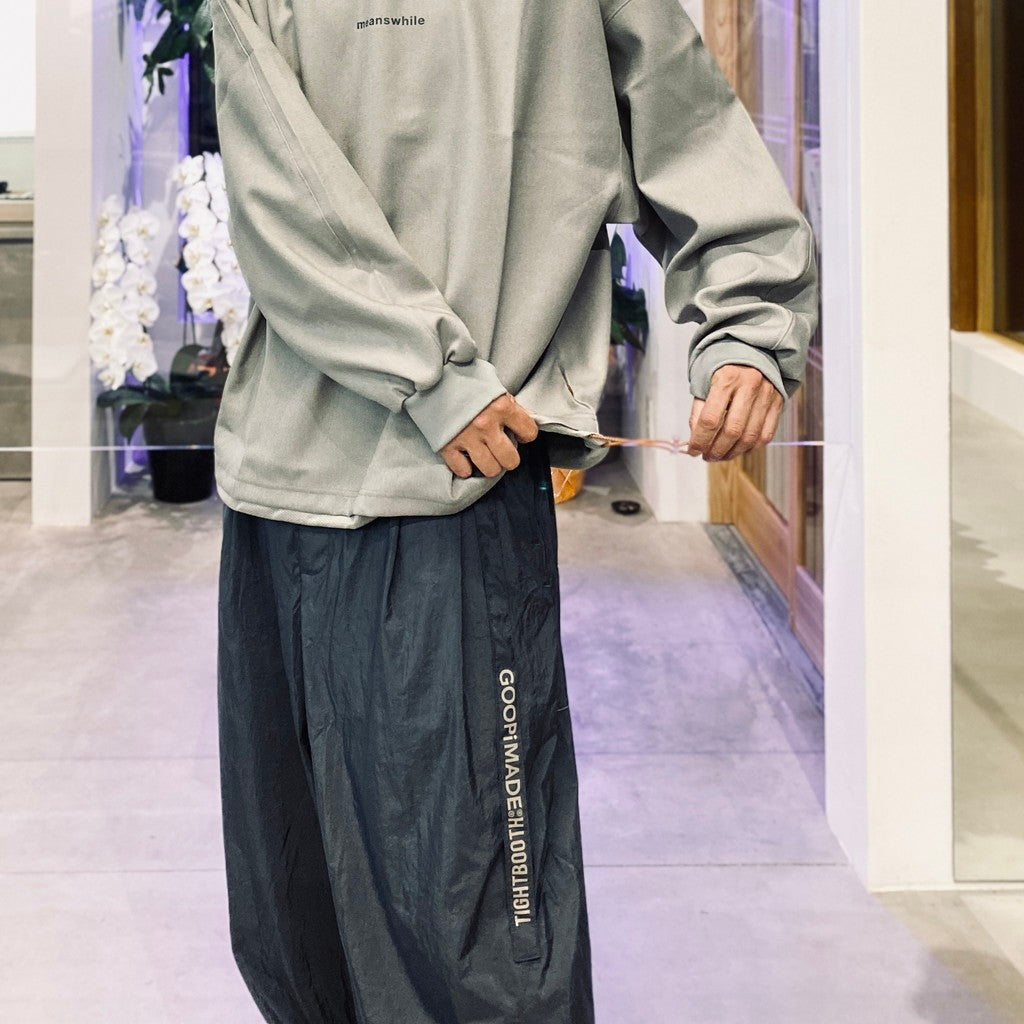 meanswhile | “MW-C1” 1932 “THE DRM” Nova Crewneck #Ash [GOOPI-25AW-SEP-01]