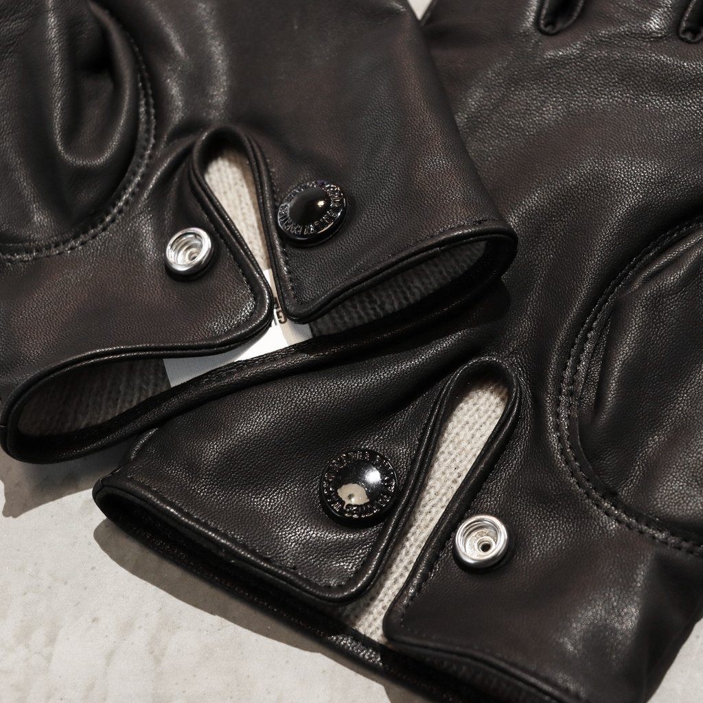 LEATHER GLOVES #BLACK [25FW-WMA-GL01]