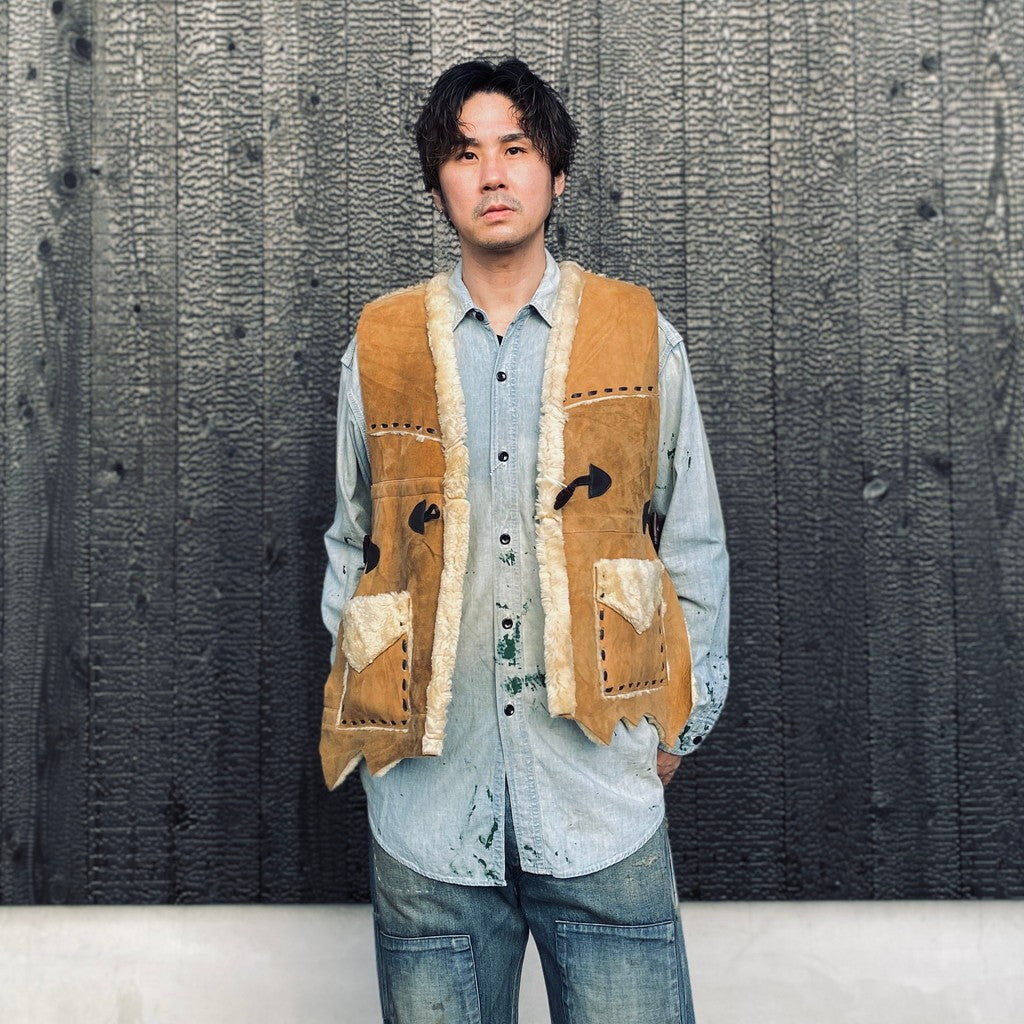 IGLLO MOUTON VEST #CAMEL [RV2601701]