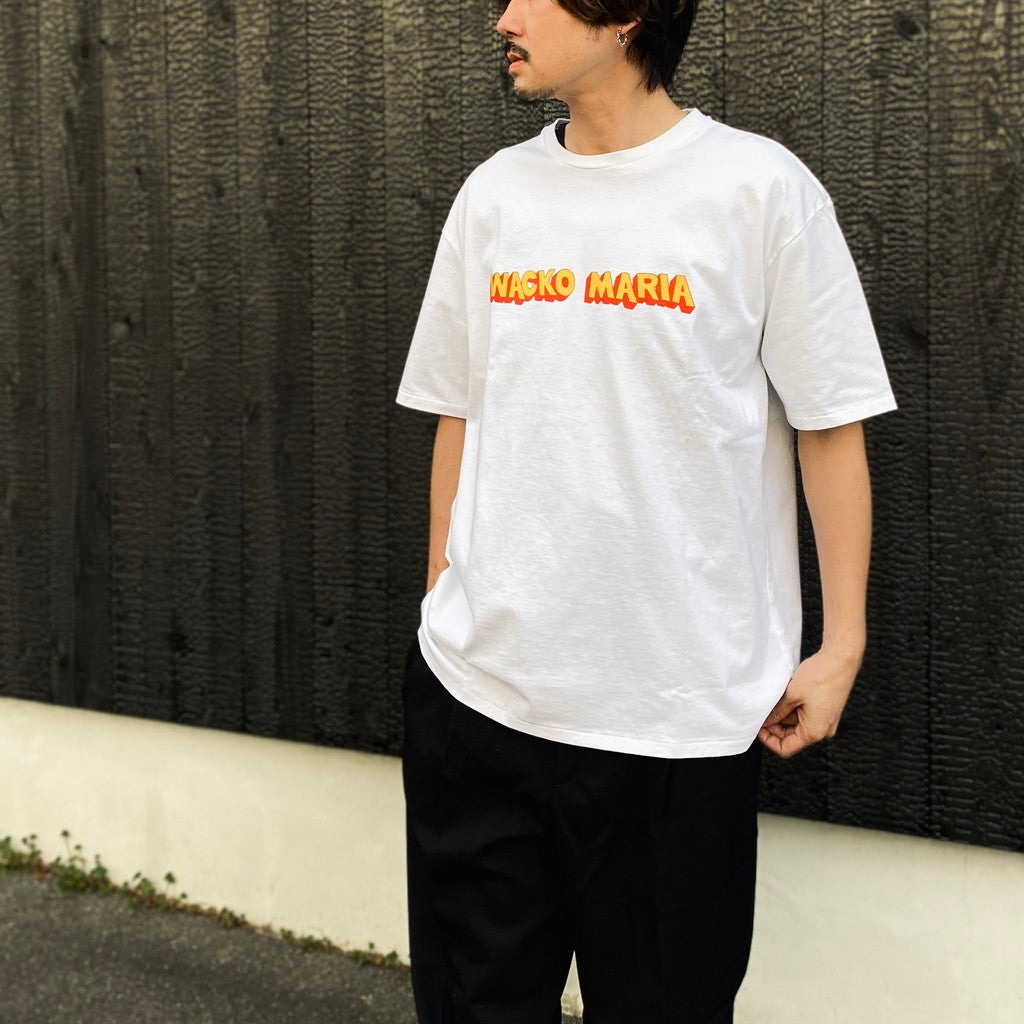WASHED HEAVY WEIGHT CREW NECK T-SHIRT ( TYPE-4 ) #WHITE [26SS-WMT