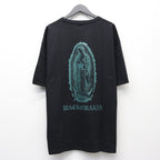 WASHED HEAVY WEIGHT CREW NECK T-SHIRT ( TYPE-2 ) #BLACK/GREEN [26SSE-WMT-WT02]