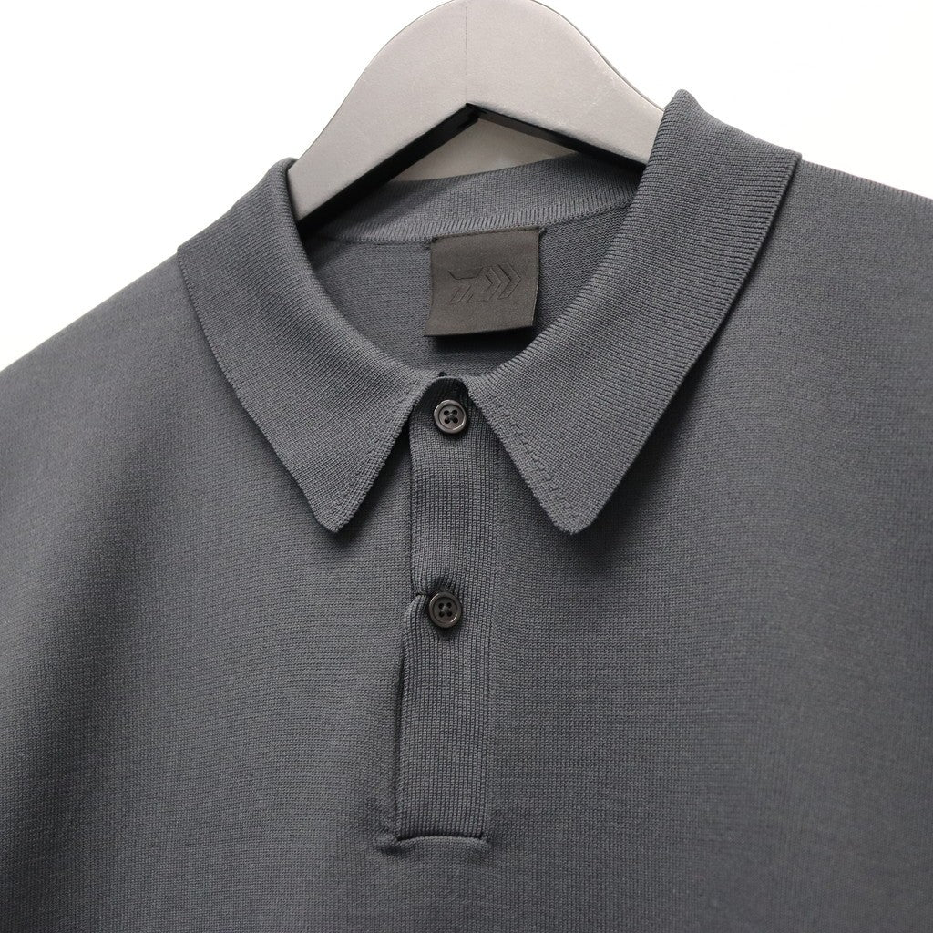 TECH KNIT POLO S/S #INK BLACK [BE-43026]