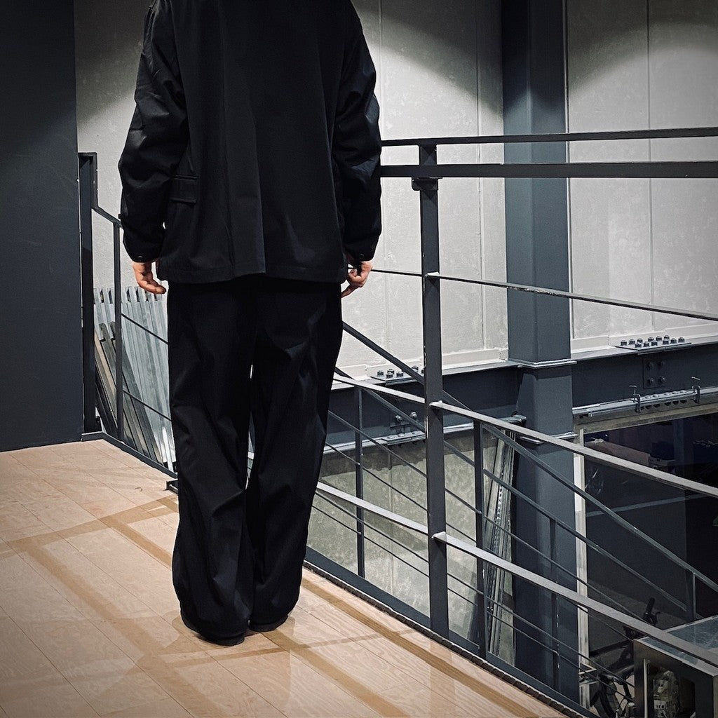 TECH EASY TROUSERS TWILL #BLACK [BP-34025]
