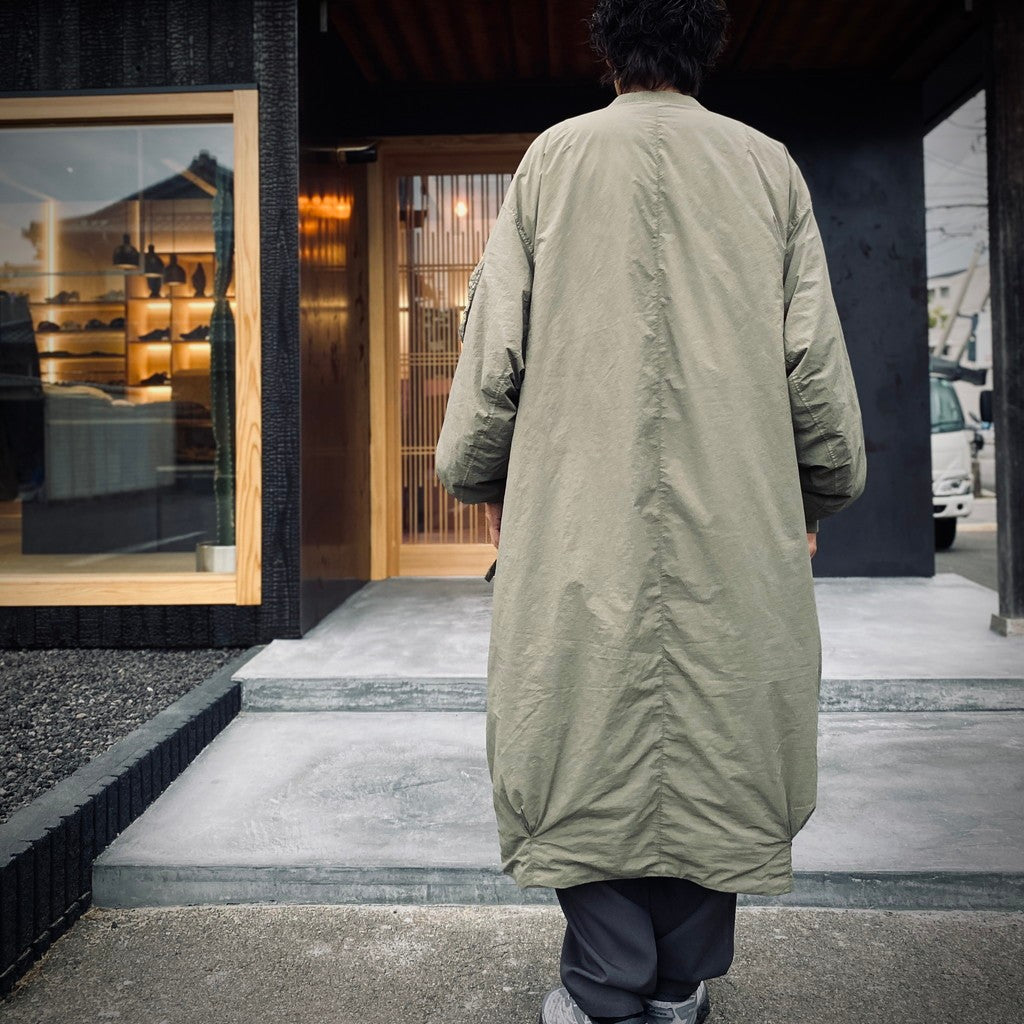 GARMENT DYE DOWN MA-1 LONG COAT #Olive [FST09252U0001] – cocorozashi