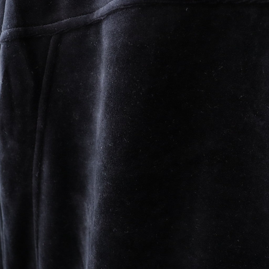 VELOUR TRACK JACKET #BLACK [FW24-JK14]