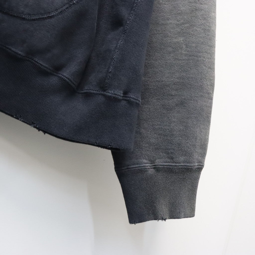 WEATHERED HOODIE #BLACK [BWU-WH]