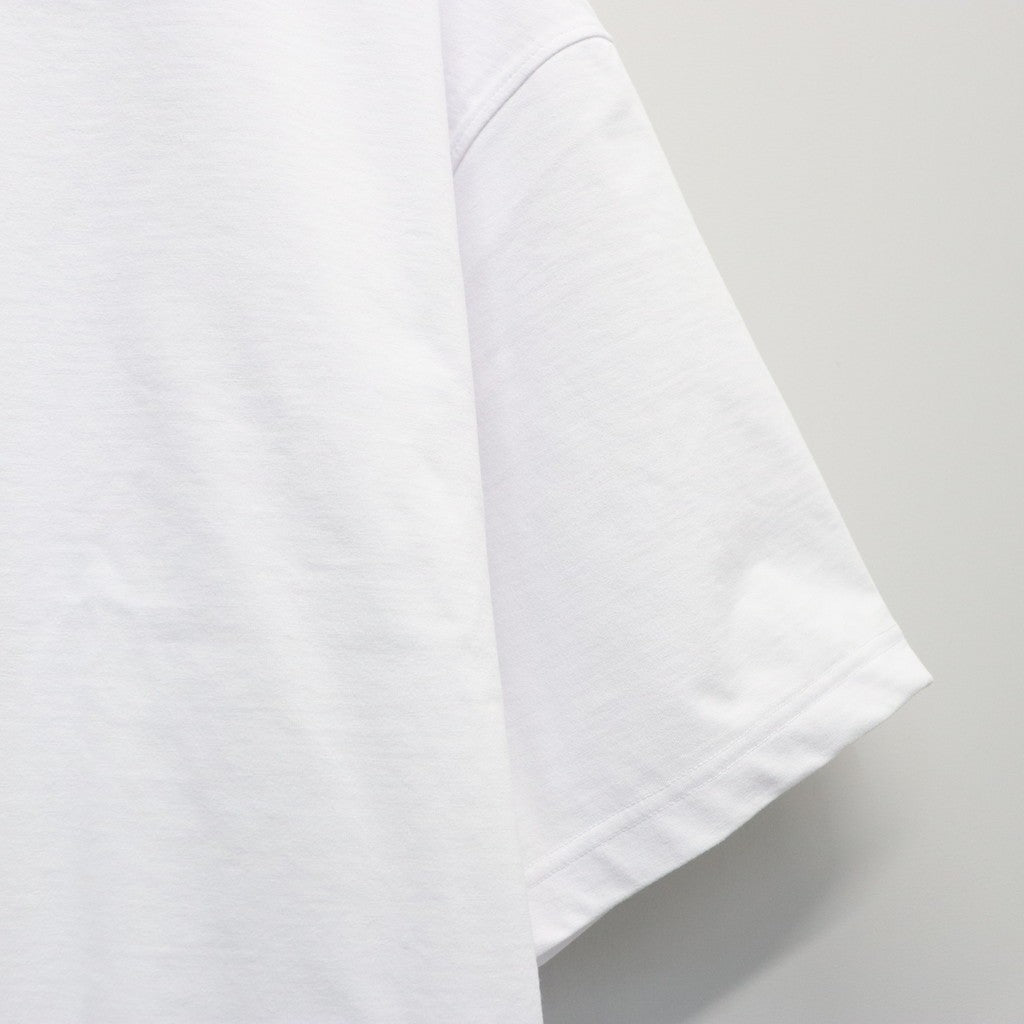 TECH DRAWSTRING S/S TEE #WHITE [BE-35026]