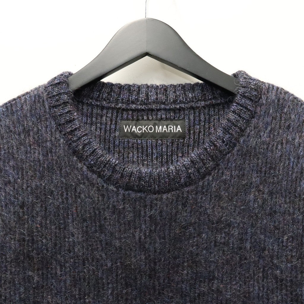 MIX MOHAIR CREW NECK SWEATER #PURPLE [26FW-WMK-KN03]